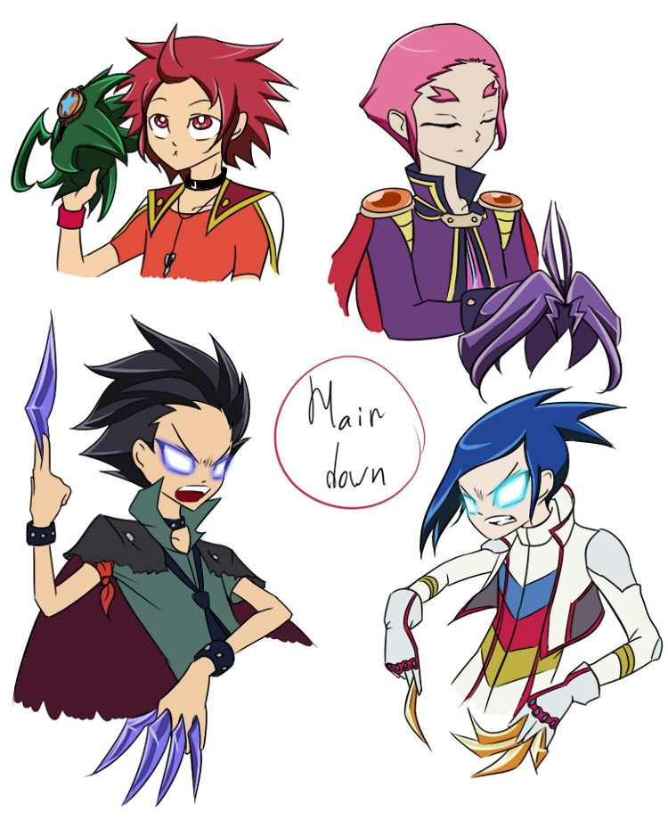 Arc-V Hair Down