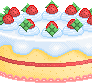 Kawaii Strawberry Cake