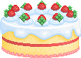 Kawaii Strawberry Cake