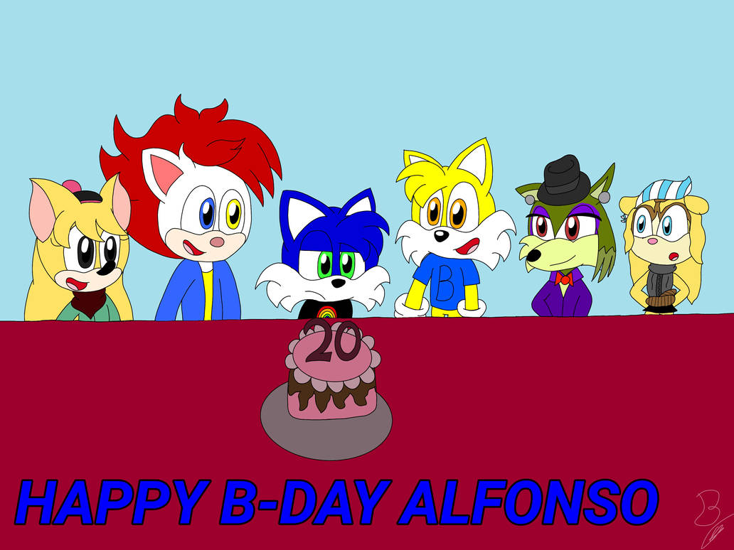 Happy B-day Alfonso by BillTheFox on DeviantArt