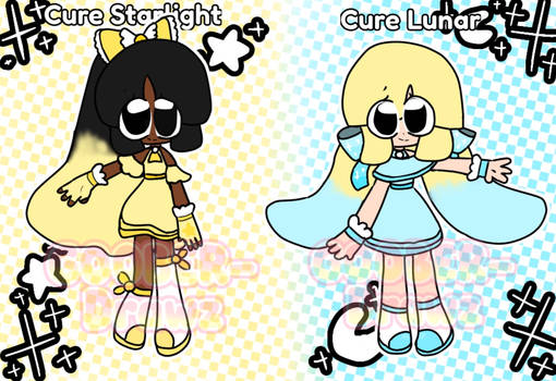 Cure Starlight and Cure Lunar