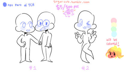 YCH | Cute poses!