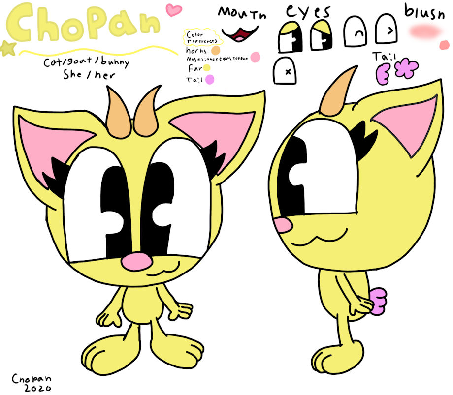 Chopan Animation Chopan Updated reference sheet by MsGenki on DeviantArt
