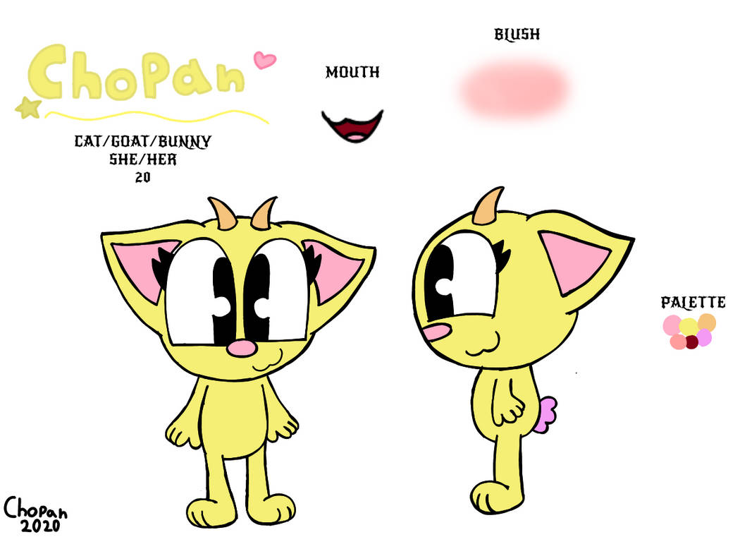 Chopan Animation Another updated ref sheet of Chopan by ChopanTheFreak on DeviantArt