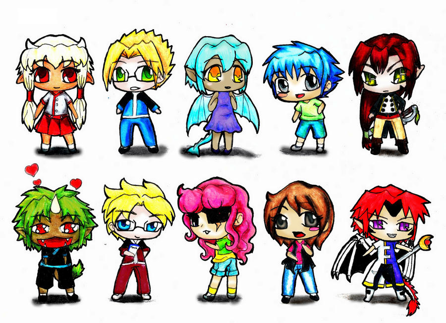 Chibi Computer Oc Attack of the Chibi OC'S by shinkanneko on DeviantArt