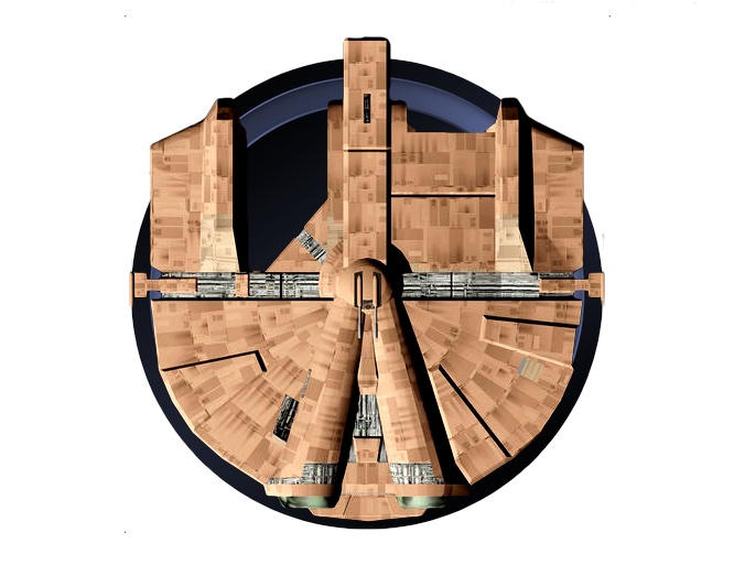 Dynamic Class Freighter Map Dynamic Class Freighter 'Ebon Hawk' Round by CJGillhoolie on DeviantArt