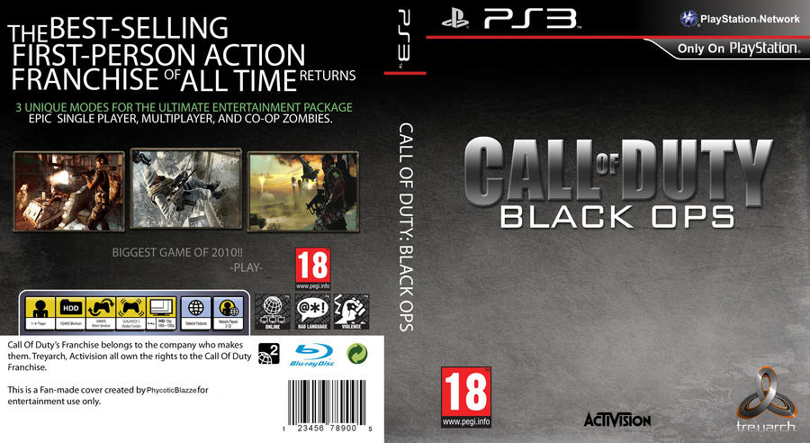 Call Of Duty:BlackOps PS3 Case by PhycoticBlazze on DeviantArt