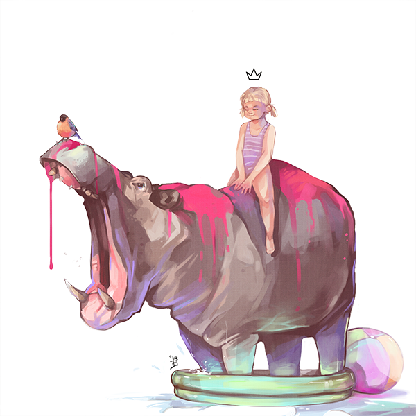 Queen of the pool by beiibis