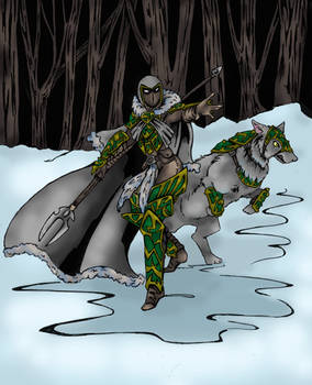 Wolves of Orboros in the snow