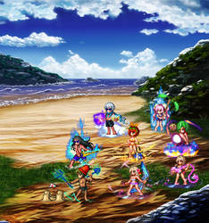 Summer FFBE by ZenosSama