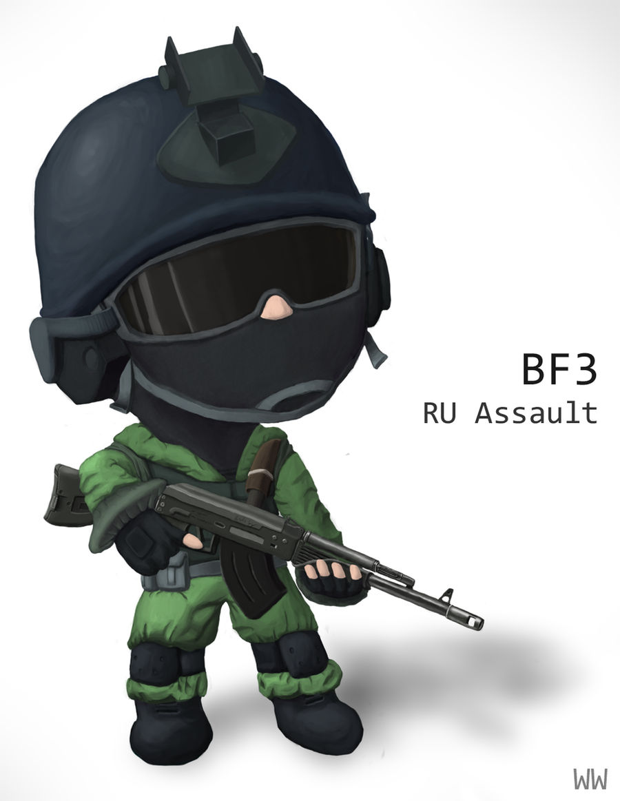 Bf3 Ru BF3 RU assault by wolfwoot on DeviantArt