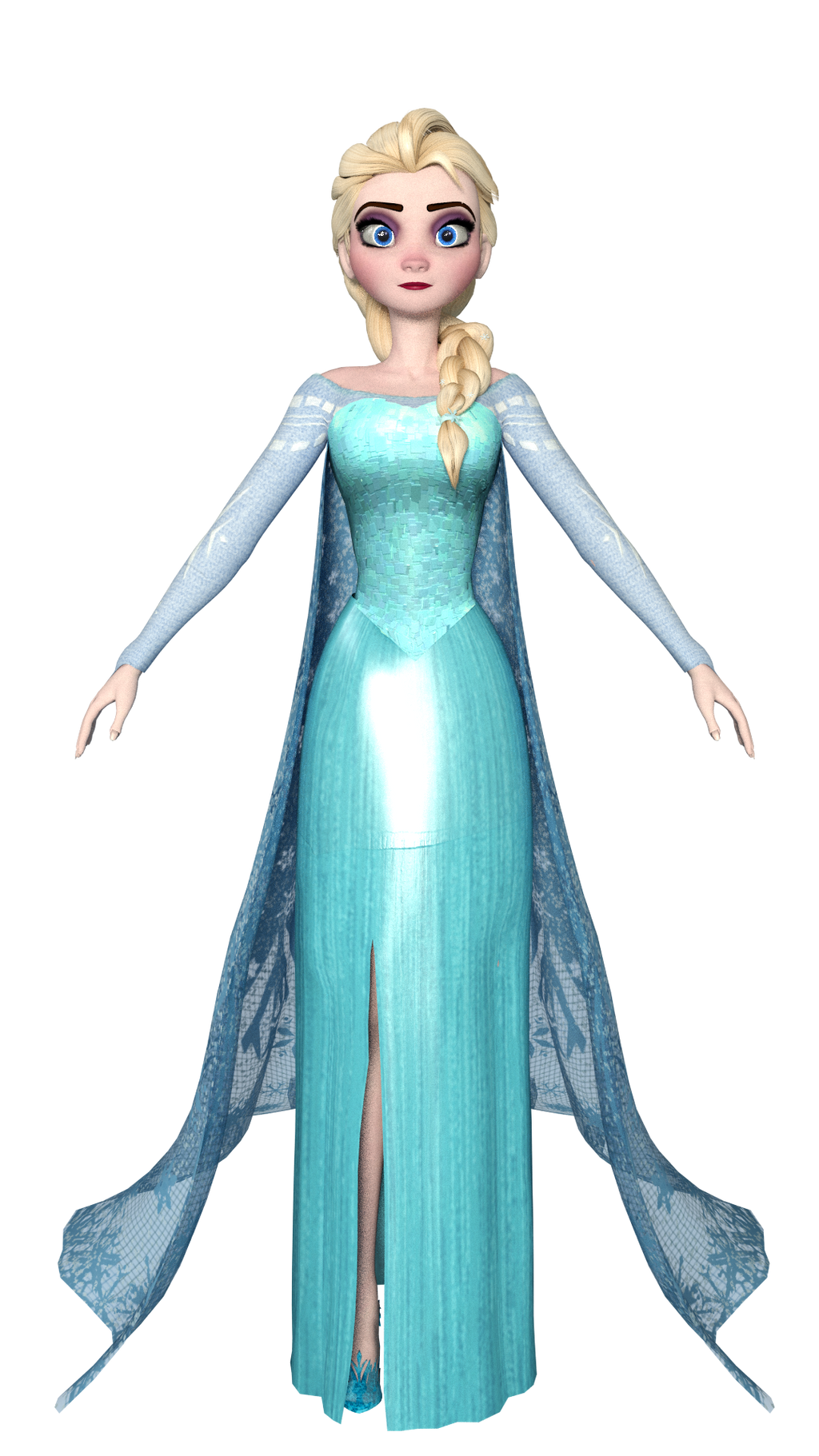 Frozen Elsa 3D Render by SnowyCxmet on DeviantArt