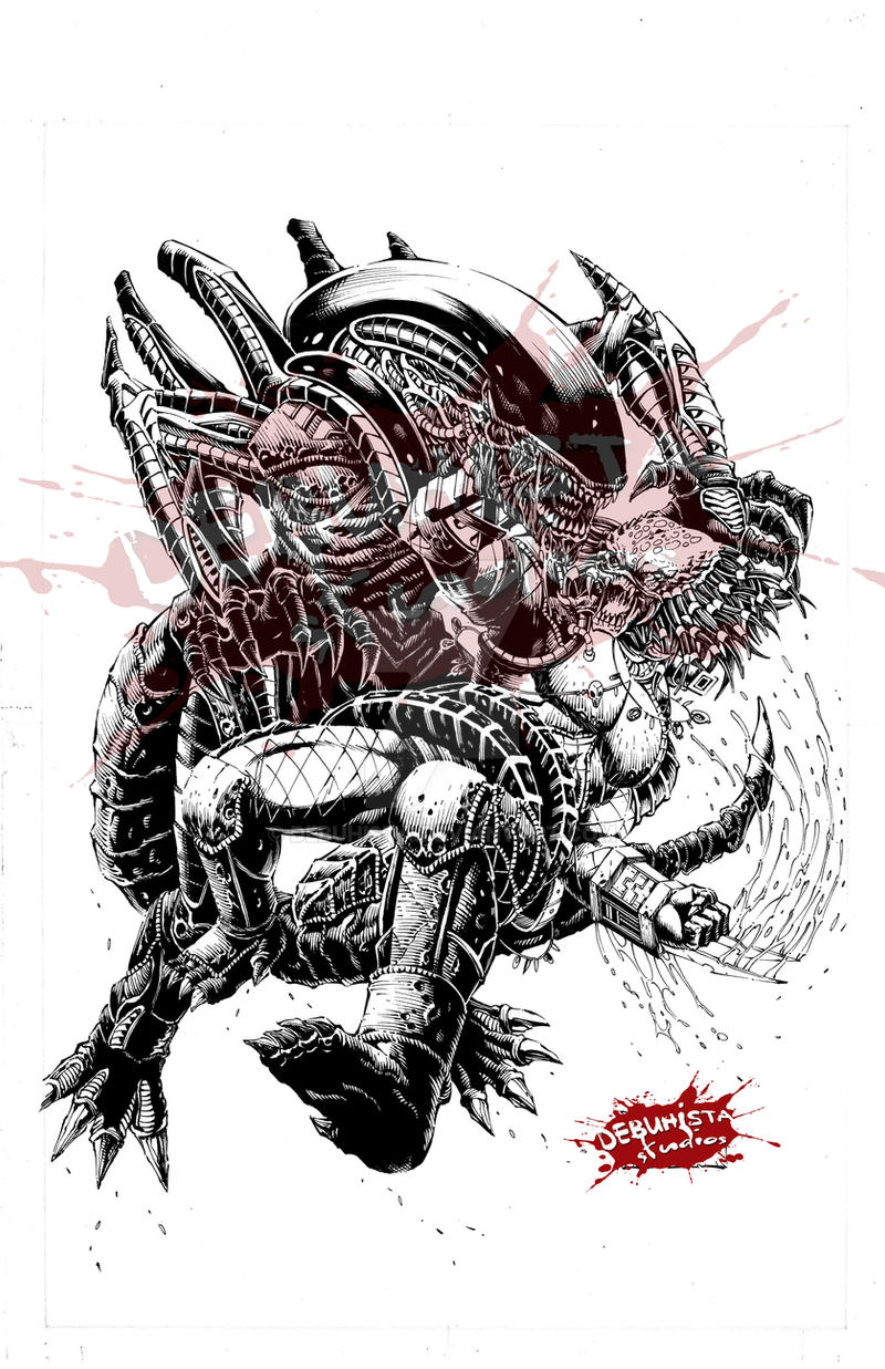 Aliens Vs Predator_fan art