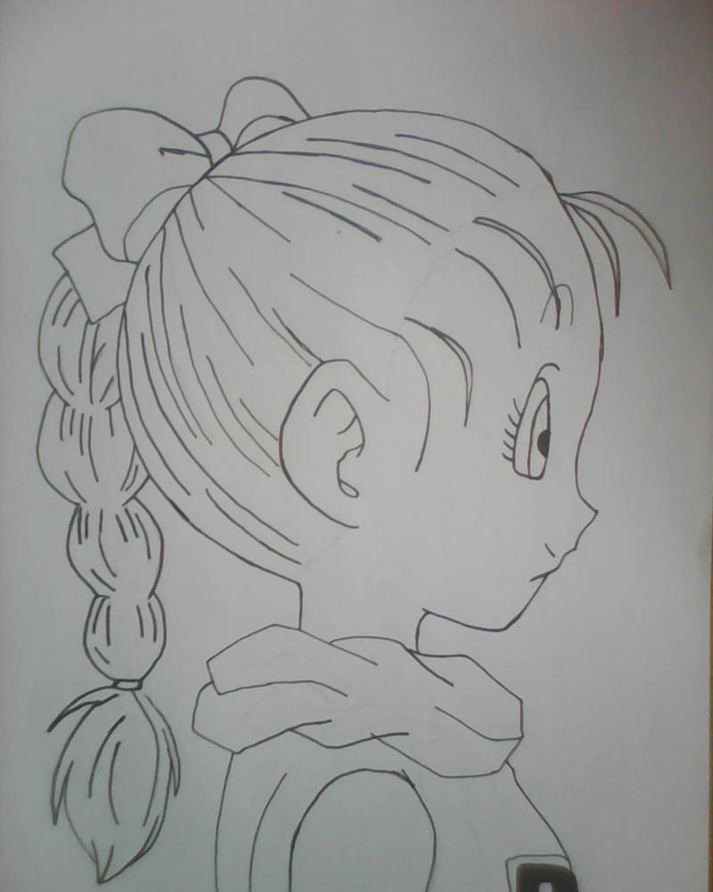 Bulma Cursive DRAGON BALL: BULMA LINEART by PrincessRoselina1994 on DeviantArt