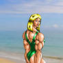 Girl on a beach