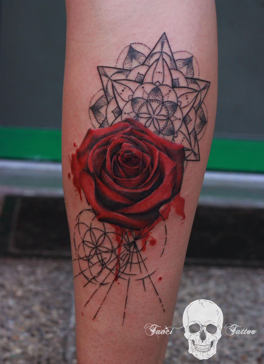 sacred rose tattoo