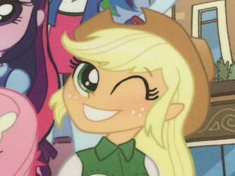 Applejack Winking