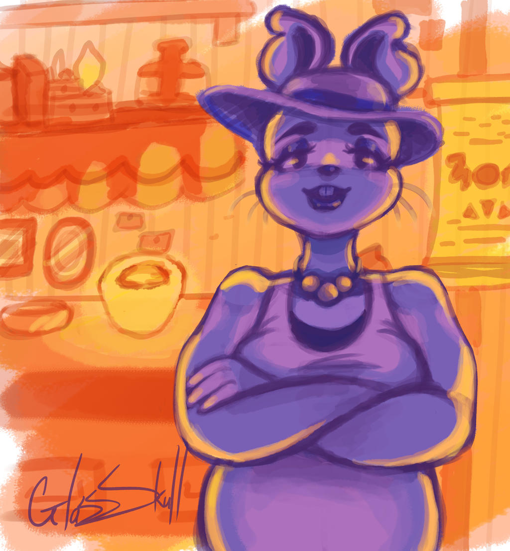 Shopkeeper Rabbit Hole Undertale ShopKeeper by GlassSkull on DeviantArt