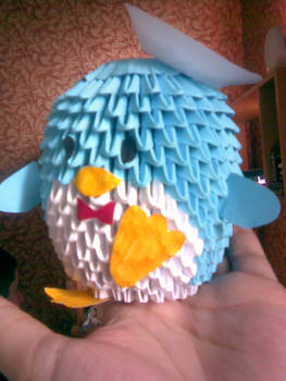 3D Origami Penguin 2