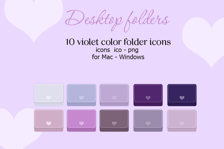 10 Violet Folder Icons by dollofroz on DeviantArt