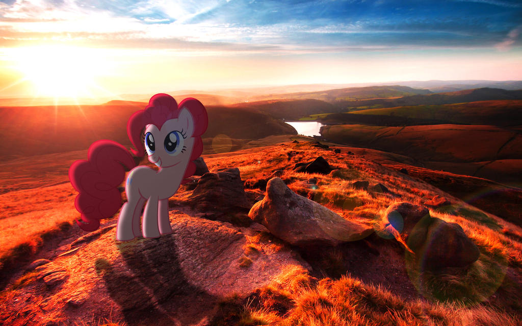 Pinkie Pie Somewhere In England by MrKupKake