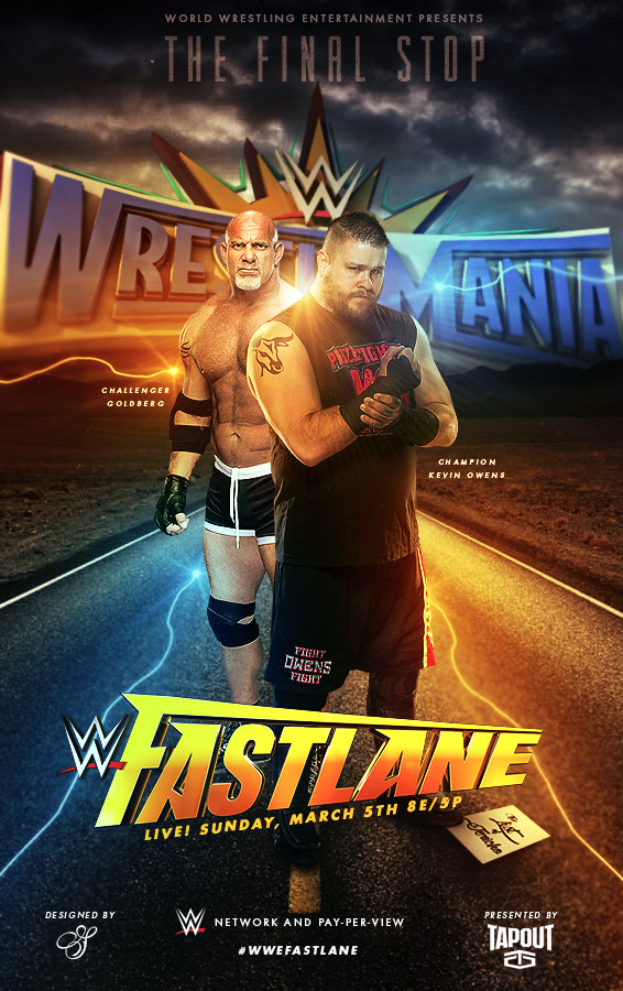 WWE FASTLANE 2017 POSTER