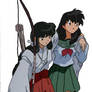 Kagome and Kikyo