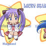 .: Lucky Star chibis xD :.