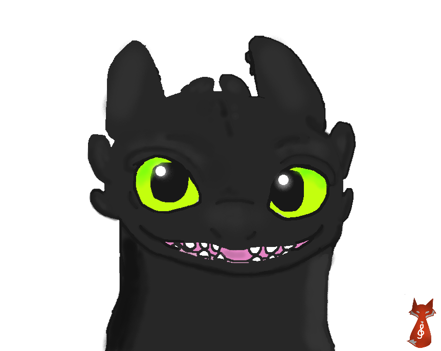 Toothless Headshot by RustiicRed on DeviantArt