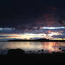 White Sea biological station sunset