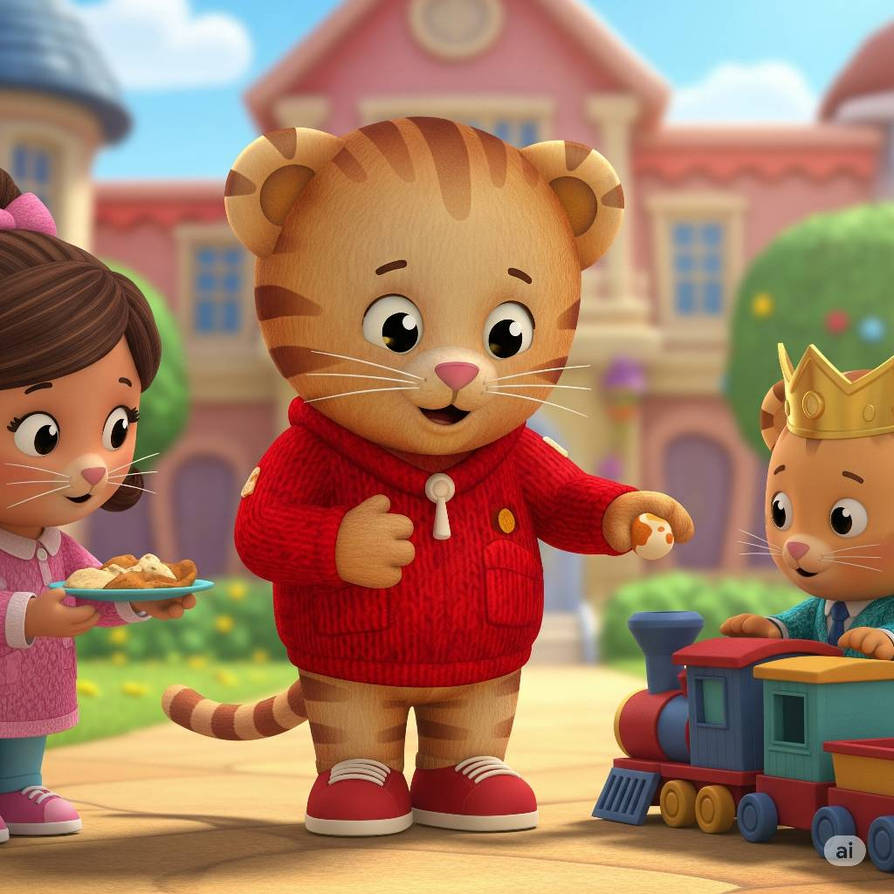 Daniel Tiger Deviantart Daniel tiger in Pixar style by amymoohey on DeviantArt