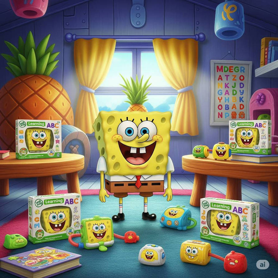 SpongeBob leapfrog ABC learning toys by amymoohey on DeviantArt