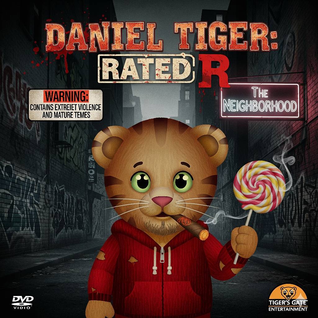 Rated R Dvd Booth Daniel tiger: rated r! DVD by amymoohey on DeviantArt
