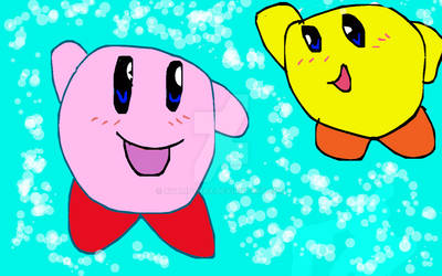 Kirby meets yellow kirby