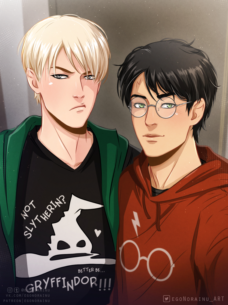 Harry Potter and Draco Malfoy - Selfie by egoNorainu on DeviantArt
