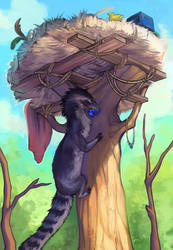 Treetop Nest by OnionGirlFinalist