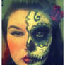 My makeup for Dia de los Muertos