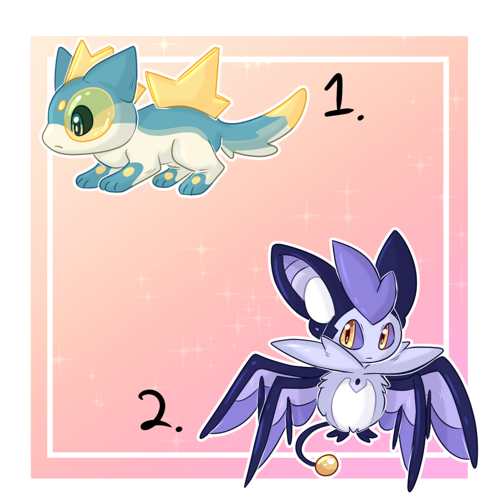 Fakemon adopts batch 3(0/2 open) by saoirsewyn on DeviantArt