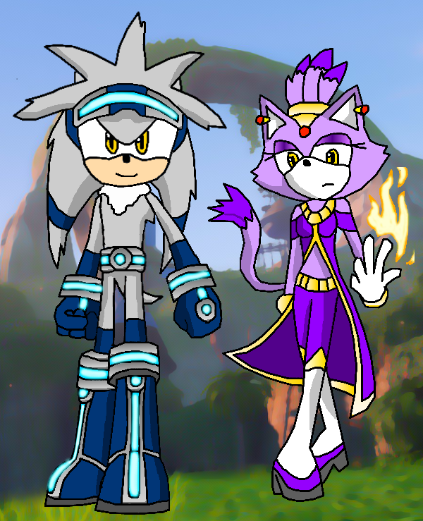 Silver and Blaze in Sonic Boom (Redone)