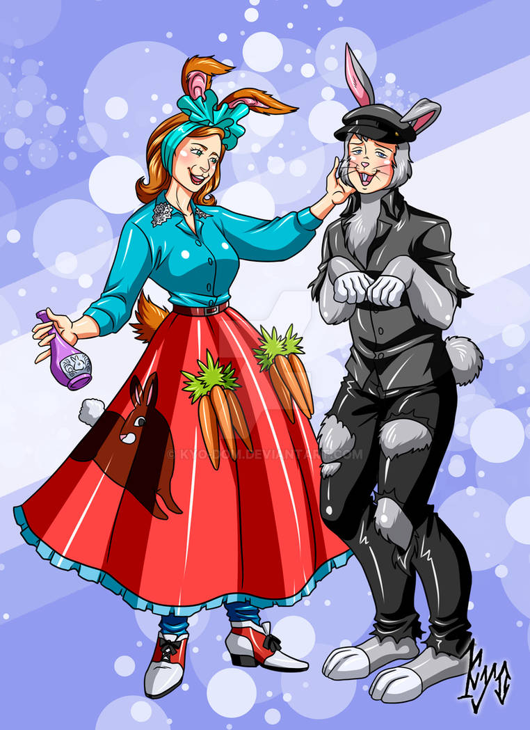 April Hare Bunny TF by kyo-dom on DeviantArt