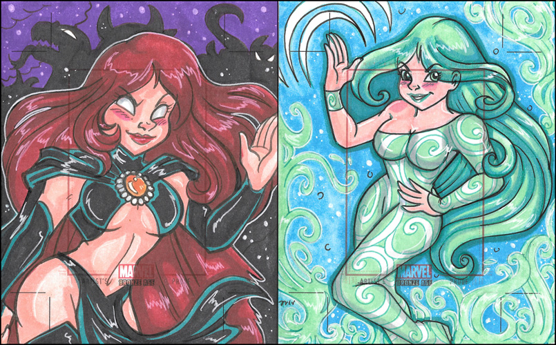 Goblin Queen and Vertigo ATC Commissions