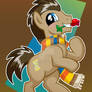 Dr. Whooves with Scarf