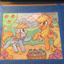 Applejack and friend