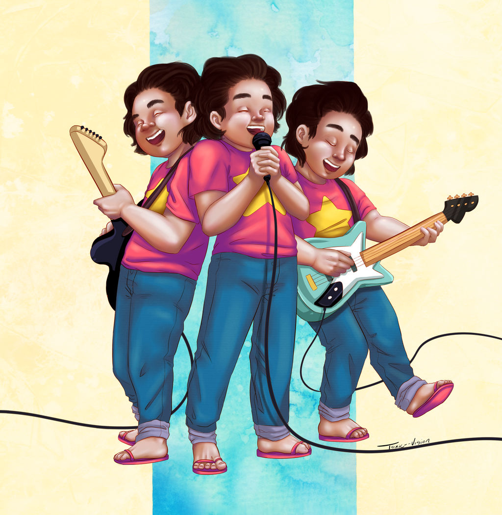 Steven Concert Deviantart Steven and the Stevens by BittyHoneyBreez on DeviantArt