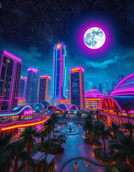 Brazilian Farm in Cybernetic City of 2026
