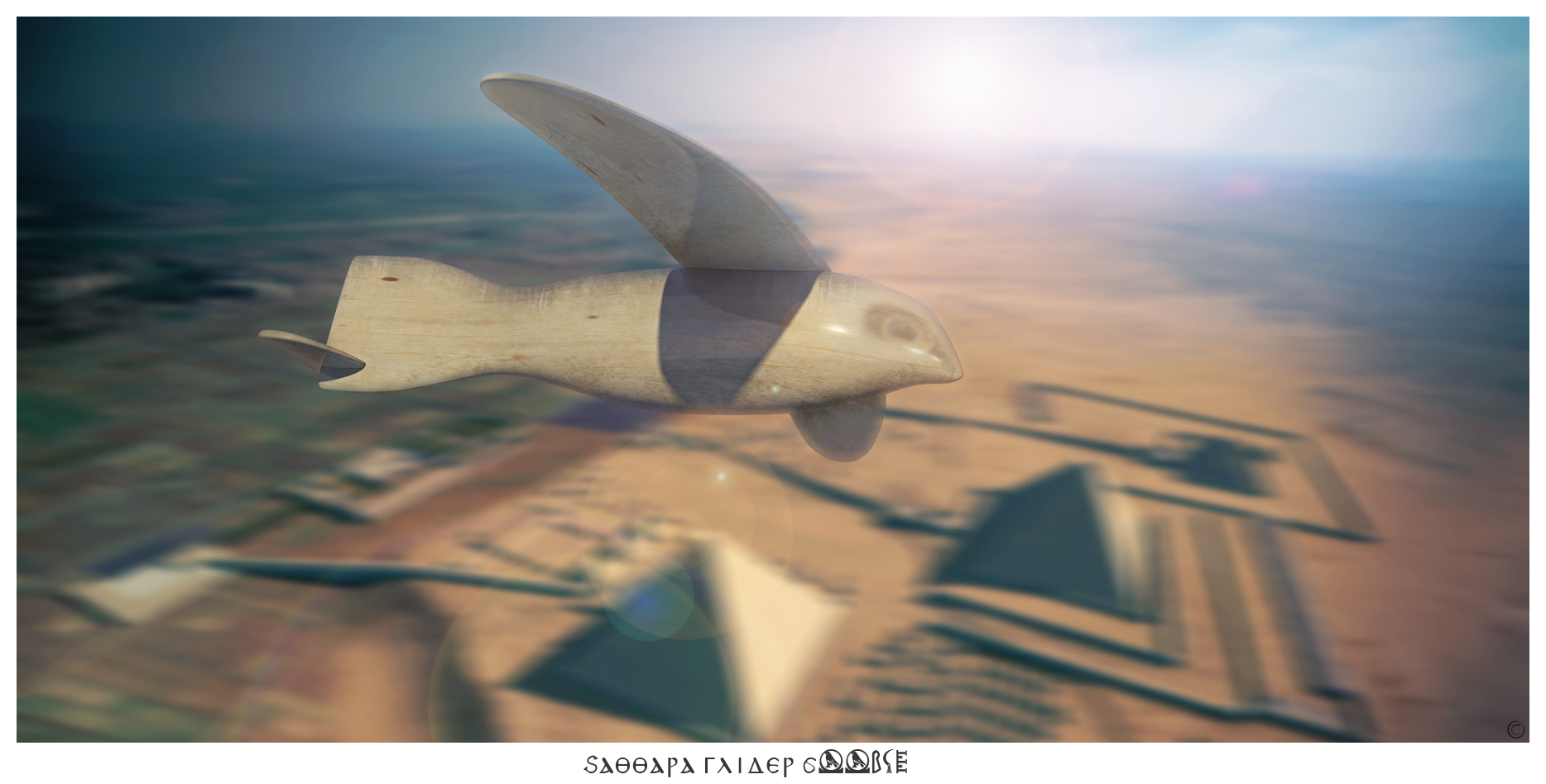 Saqqara bird an egyptian antic glider