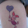 Piglet with Balloon Heart
