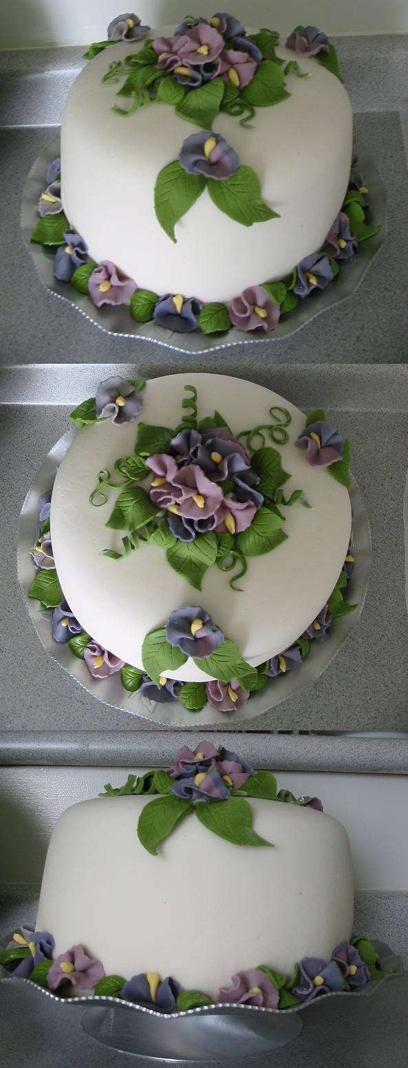 Flower Fondant Cake