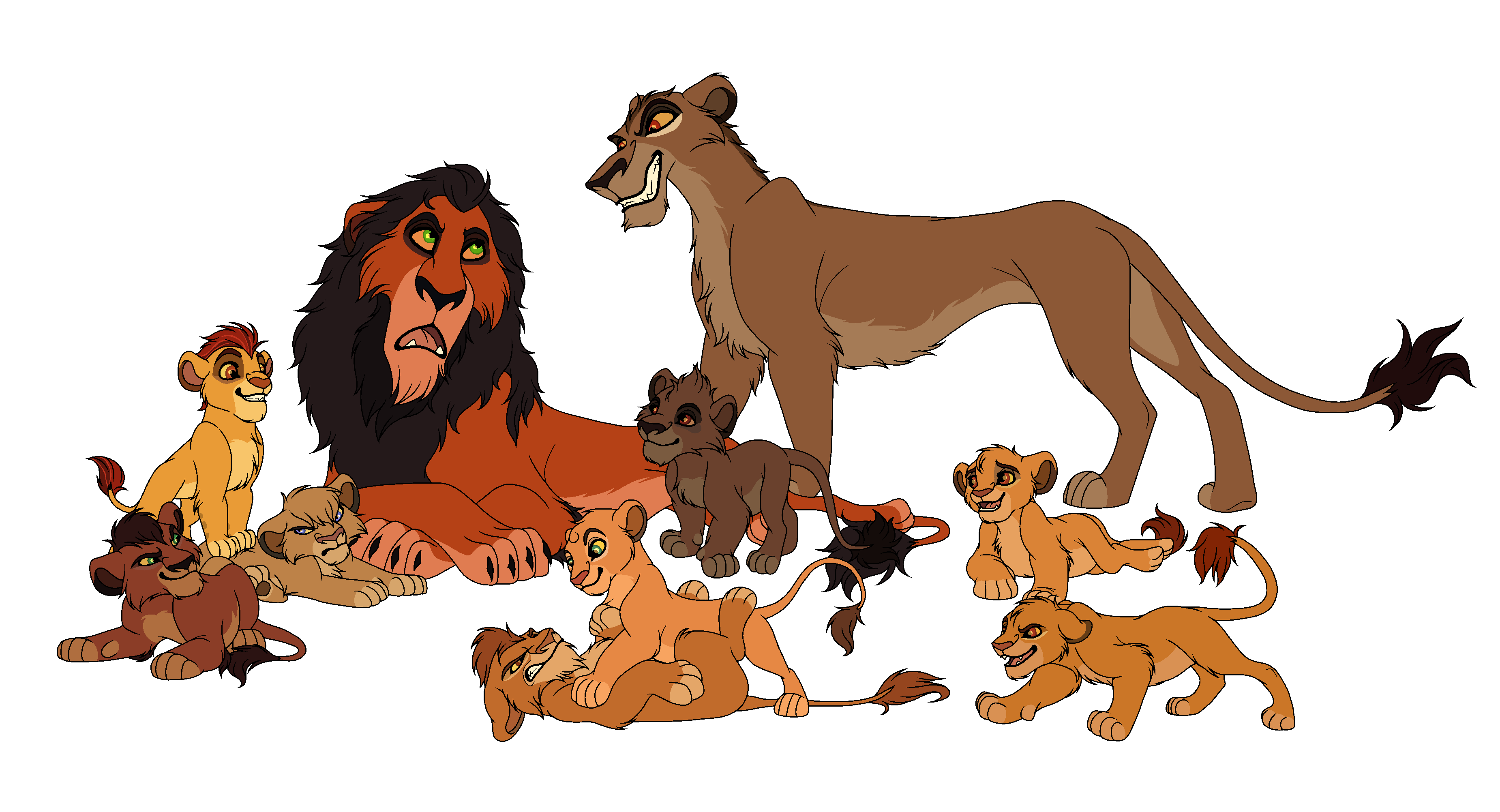 Traced Base #23 Quite the Litter by KingKrakenBases on DeviantArt