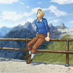 Tintin in montagna by Hiei-Ishida